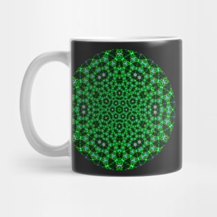 Dark Green Mandala Mug